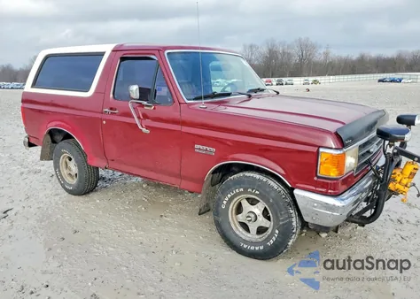1991 Ford Bronco U100 из США, поврежденный, VIN 1FMEU15Y7MLA63837